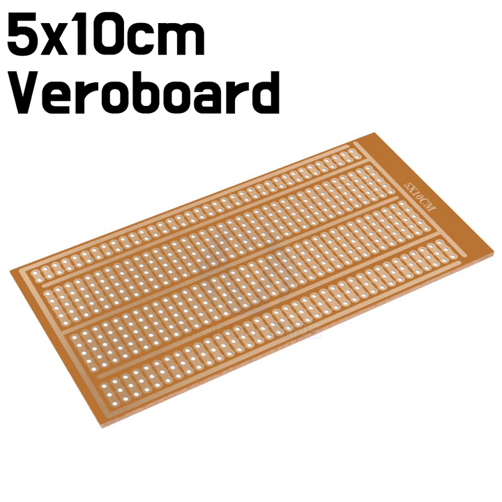 5x10cm - Signle Side PCB Stripboard Veroboard
