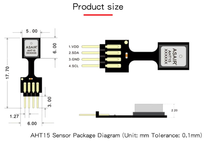 AHT15 Precision Temperature and Humidity Sensor