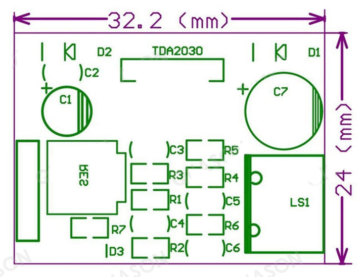 TDA2030A Audio Amplifier Module