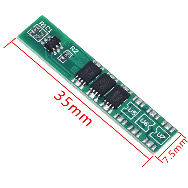 18650 Battery Charger Board -  1S 5A 4.2V li-ion BMS PCM battery protection board pcm for 18650 lithium ion li