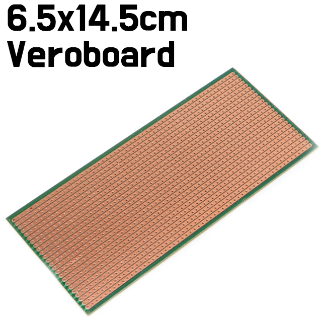6.5x14.5cm  - Signle Side PCB Stripboard Veroboard