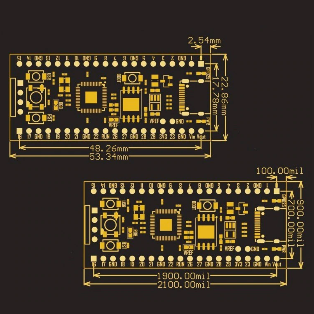 Compatible Raspberry Pi Pico Board RP2040 16M