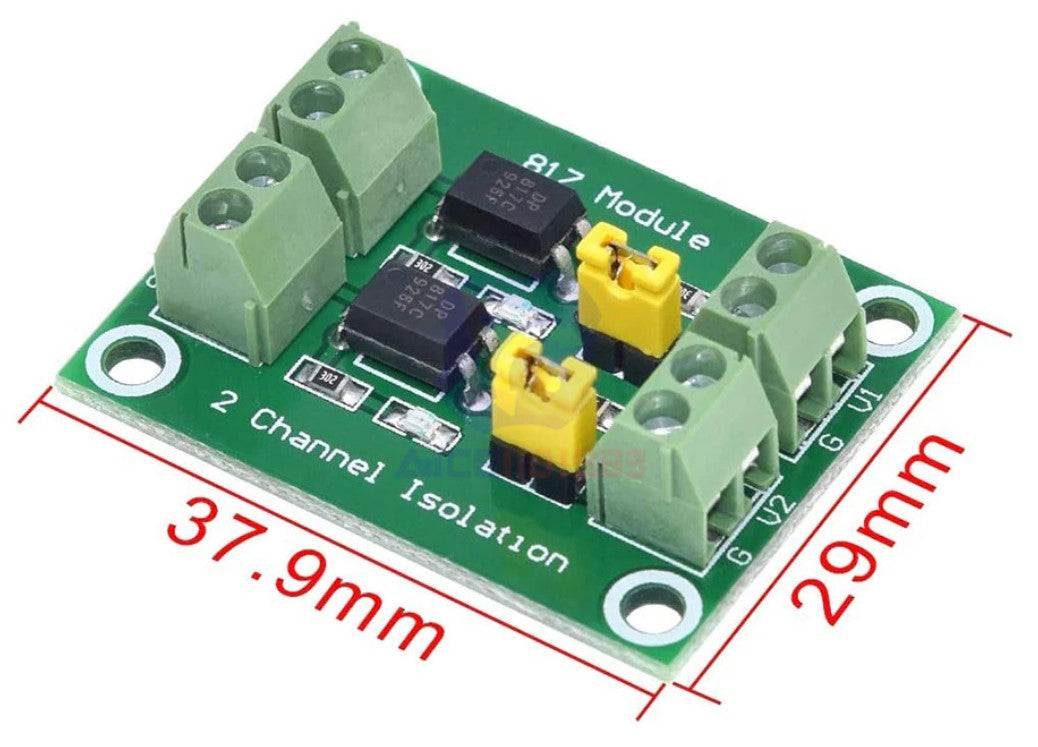 2 Channel Optocoupler Isolation Voltage Converter