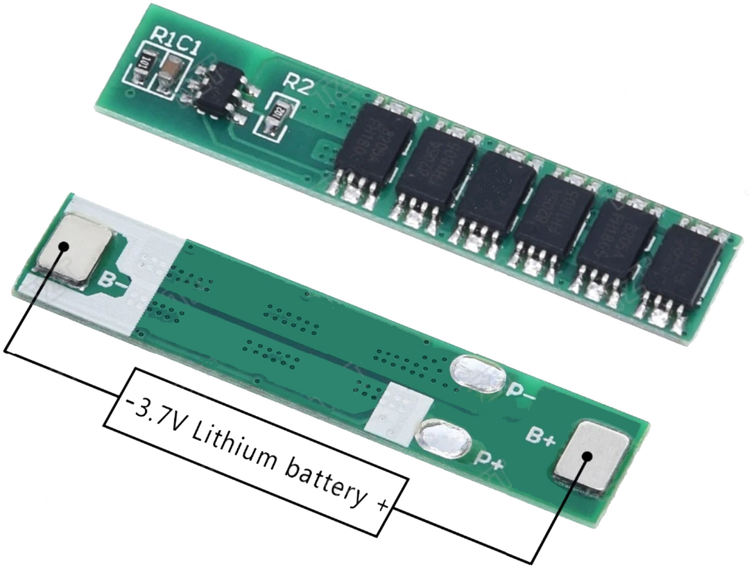 18650 Battery Charger Board - 1S 15A 4.2V Li-ion 6MOS BMS PCM Battery Protection Board