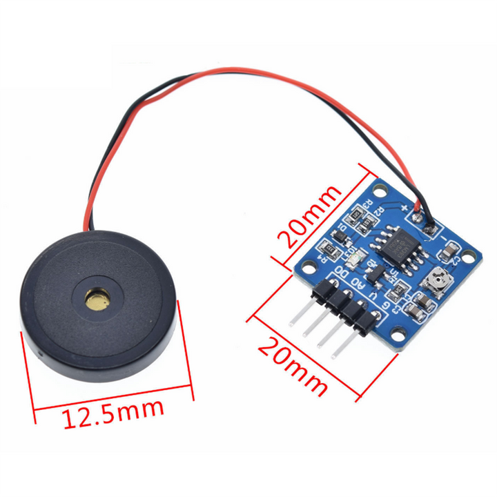 Piezoelectric Film Analog Vibration Sensor Switch Module