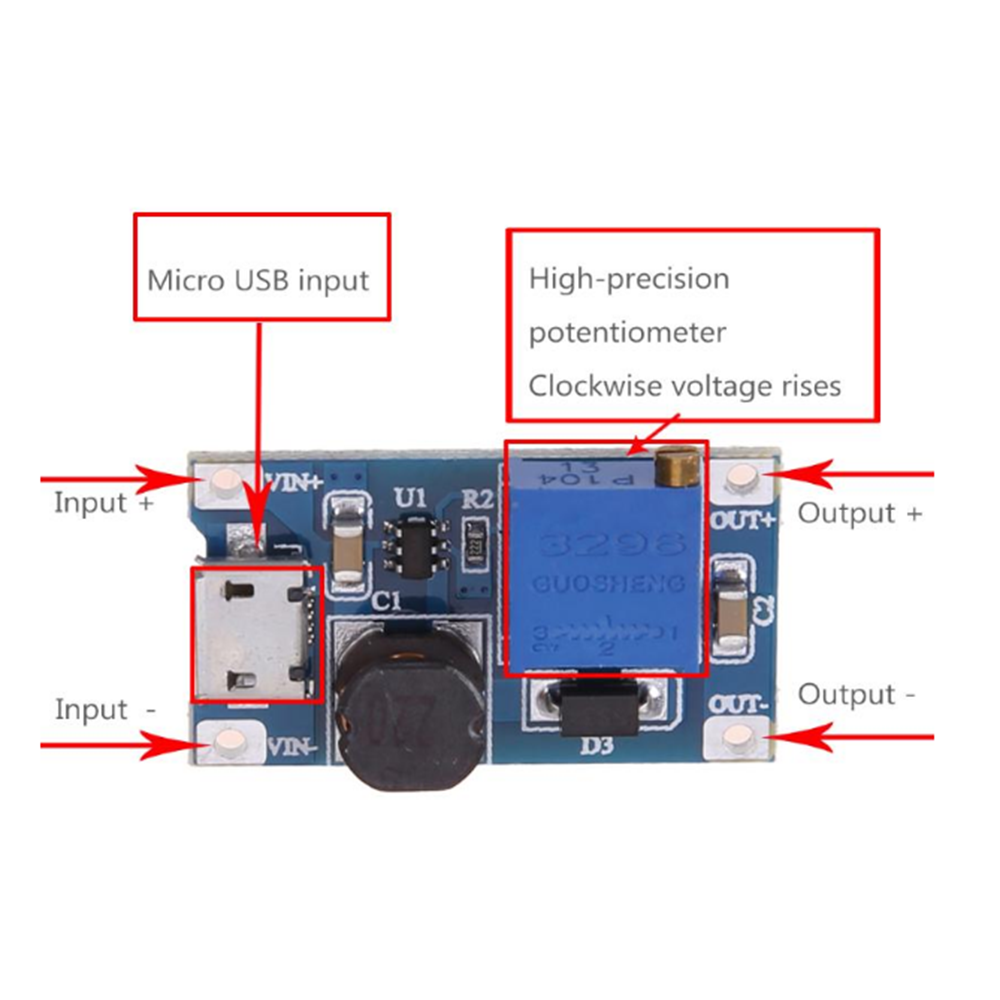 Step Up Boost DC Converter