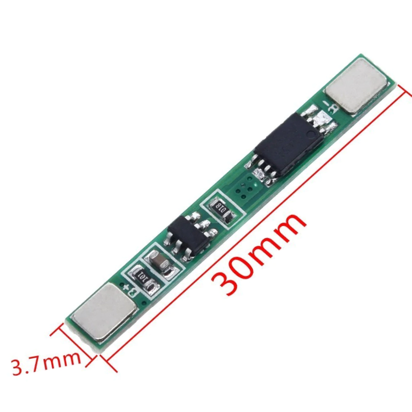 1S 3A 3.7V li-ion BMS PCM battery protection board pcm for 18650 lithium ion li