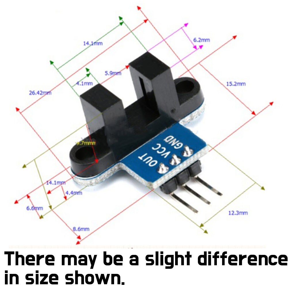 IR Infrared Slotted Optical Speed Measuring Sensor