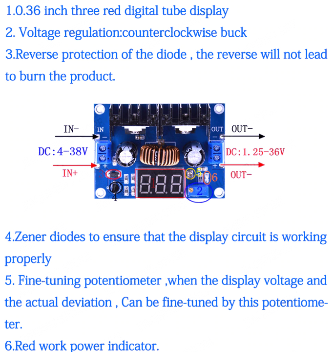 Step Down Buck DC Converter