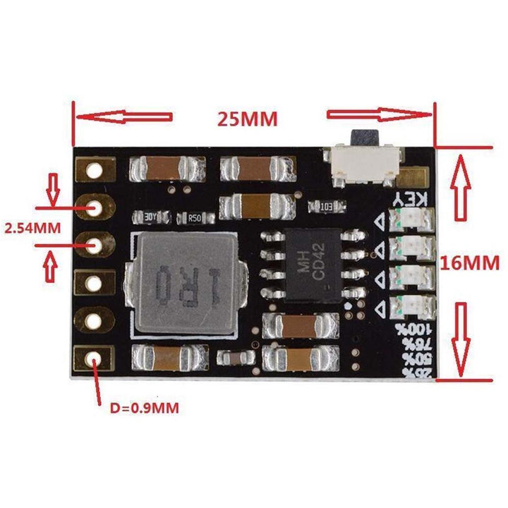 18650 Battery Charger Board - 2.1A 4.2V 18650 Charge/ Discharge/ protection/ indicator module