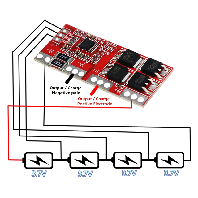 Lithium Battery 18650 BMS Charger Protection Board