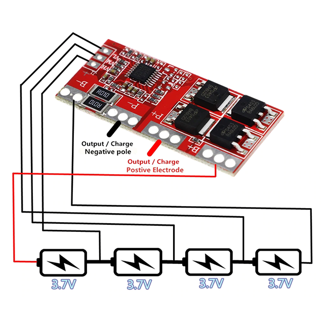 BMS - Lithium Battery 18650 BMS Charger Protection Board