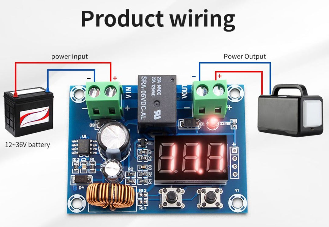 Low voltage protection Module for Battery