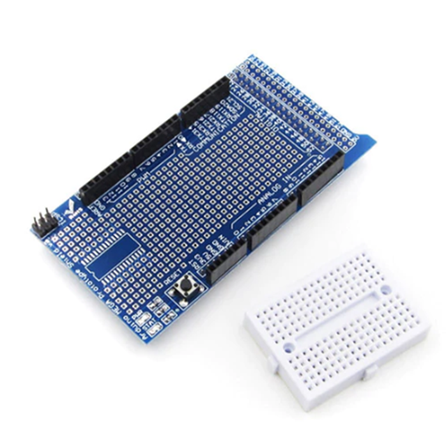 Arduino Mega2560 Prototype Shield V3 + Breadboard