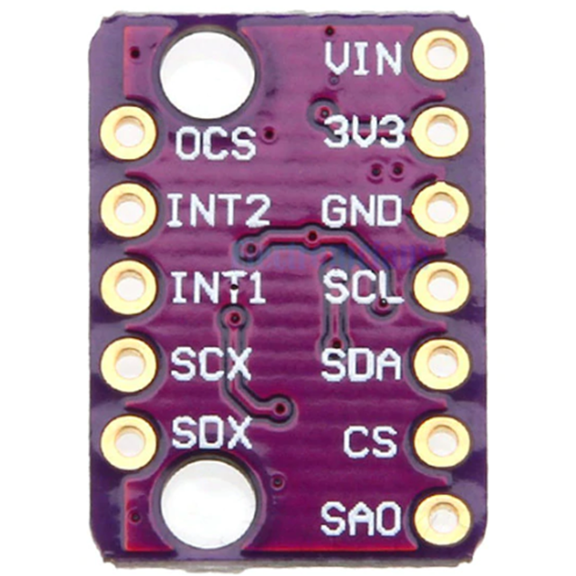 LSM6DS3 Accelerometer Gyro Embedded Digital Temperature Sensor Module
