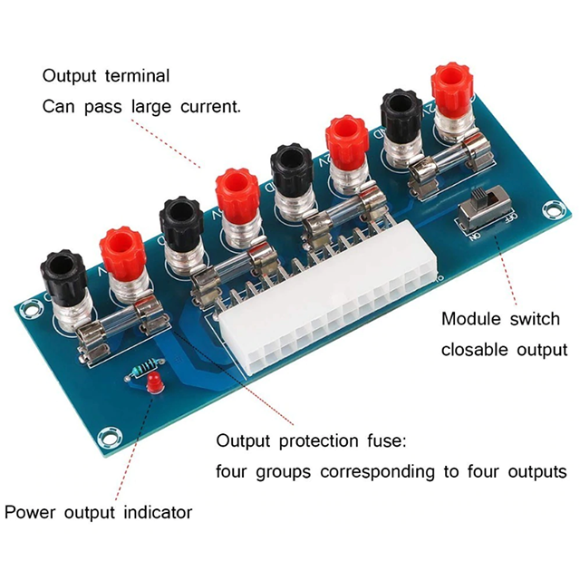 Power board - Supply ATX Transfer Board