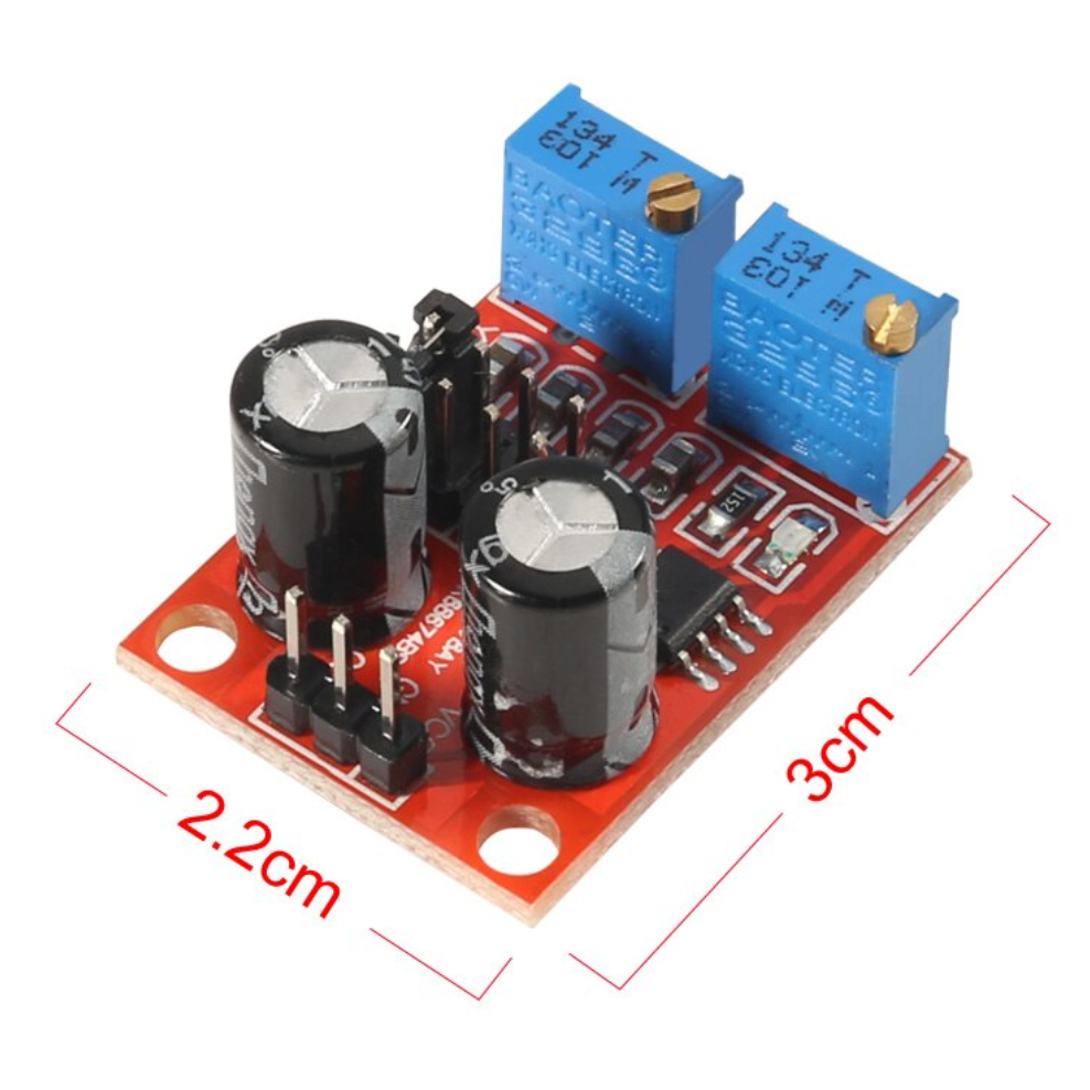 NE555 Pulse Frequency Duty Cycle Adjustable Module/Square Wave Signal Generator