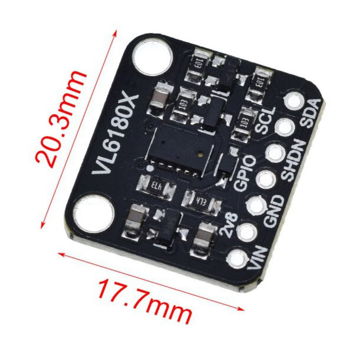 VL6180X Time-of-Flight (ToF) Distance Sensor Module