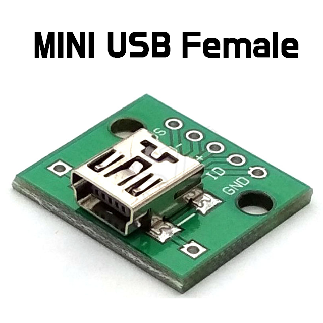 Mini USB Socket Breakout