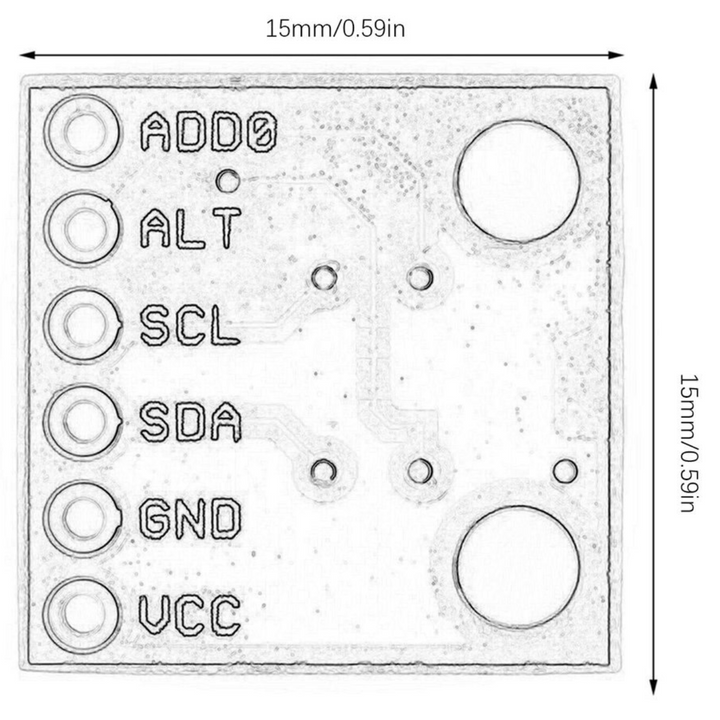 High Precision TMP102 Temperature Sensor