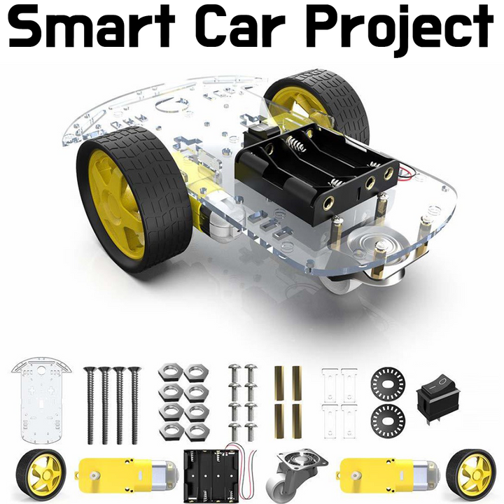 Smart Robot Car Chassis /Tracing Car Box Kit Speed Encoder Send The Battery Box