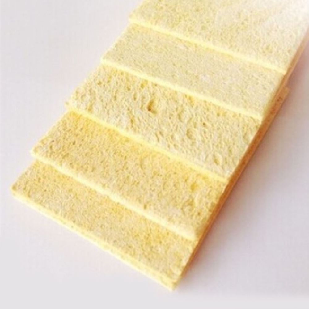 Soldering Sponge Iron Tip Welding Cleaning Pads Yellow - 5cm * 3.5cm