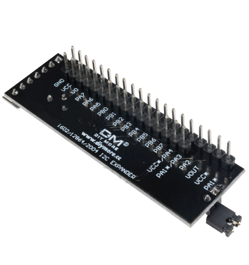 LCD - 12864 128x64 adapter module to I2C. Driver MCP23017