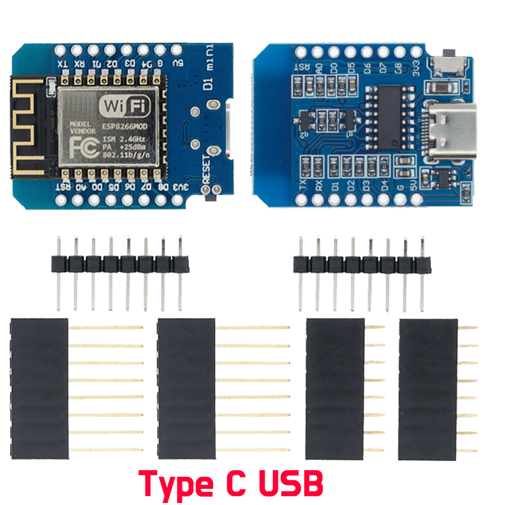 WeMos D1 mini (Type C) - 4M bytes development board based ESP8266