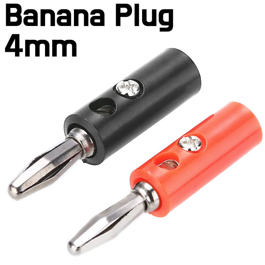 Banana Plug Metal - Black, Red - ePartners