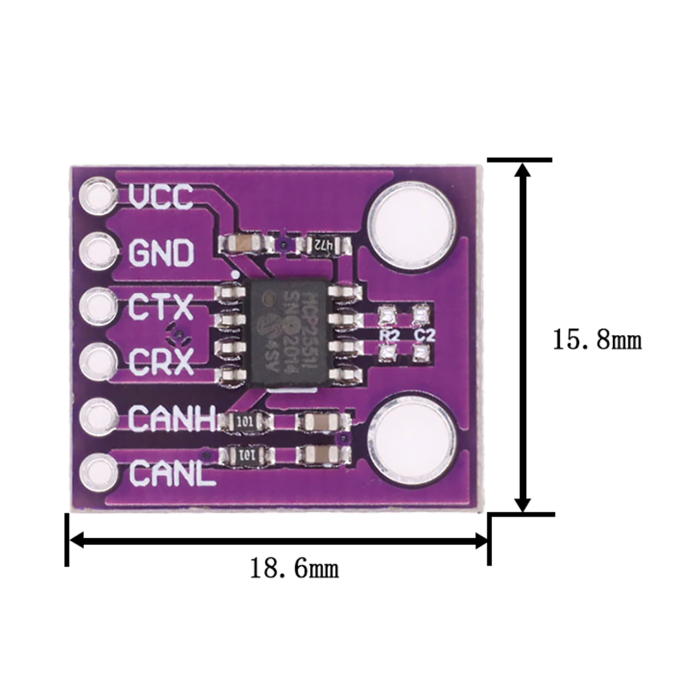 MCP2551 High Speed CAN BUS Module | ePartners NZ