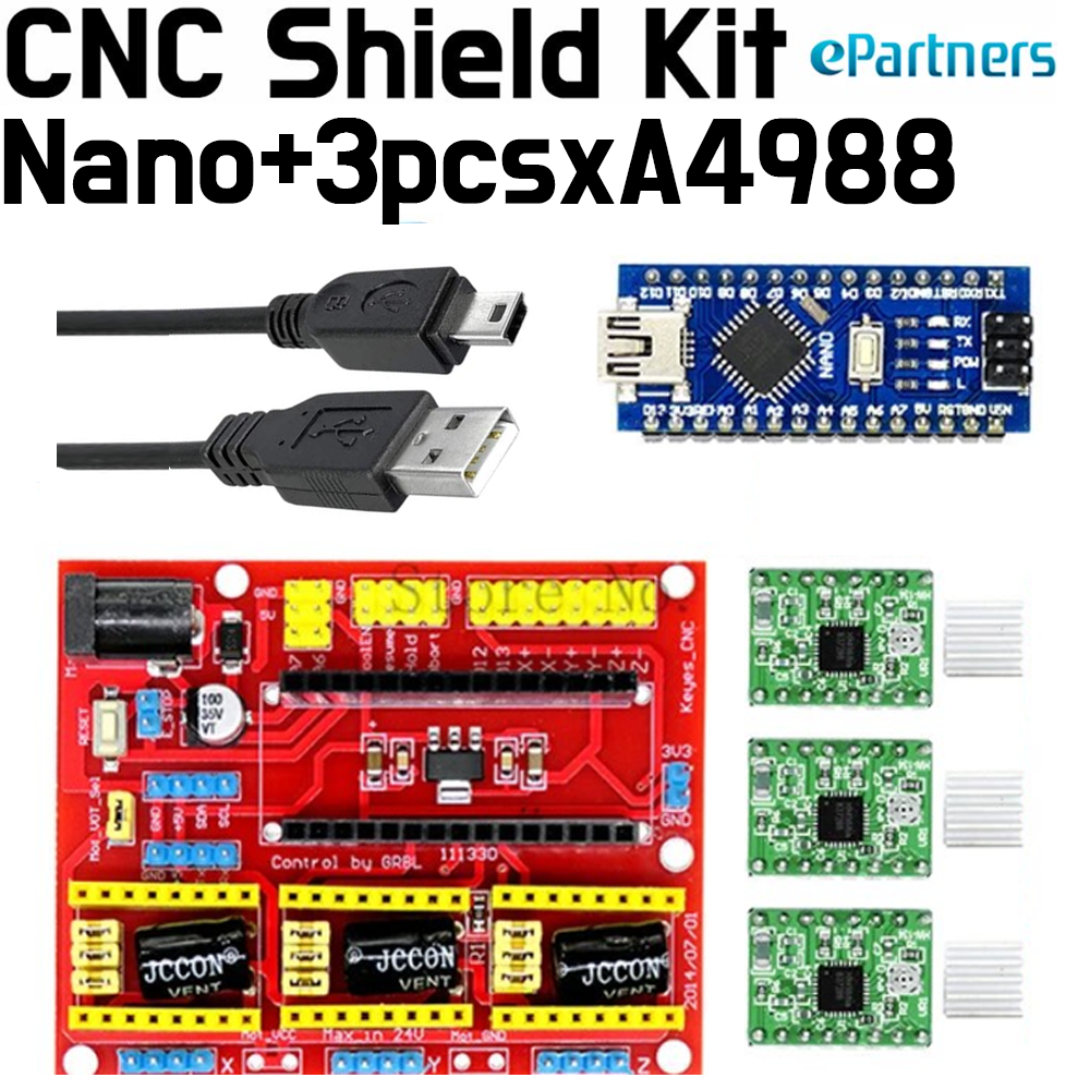 A4988 CNC Shield Kit + Arduino Nano V3