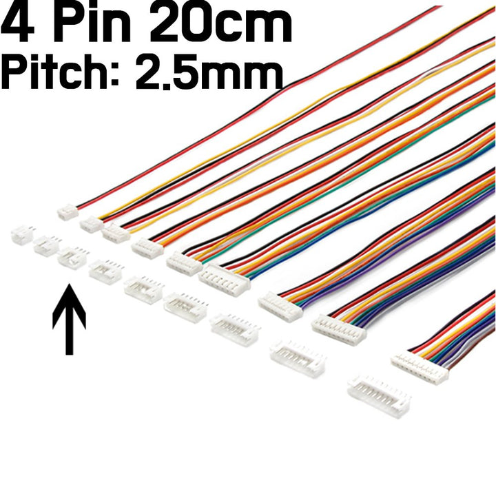 JST Connector Wires XH 2.5 26AWG - ePartners