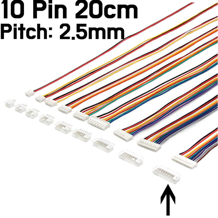 JST Connector Wires XH 2.5 26AWG - ePartners
