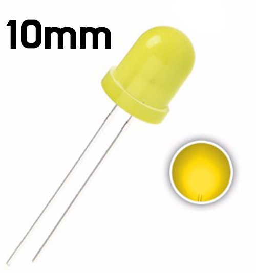 LED - 10MM Ultra Bright Round LED / Diffused Red - ePartners