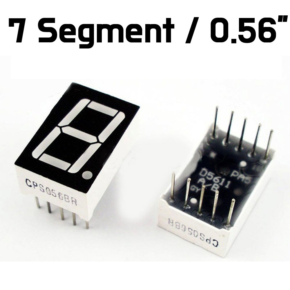 LED - 7 Segment 1 Digit 0.56" - COMMON ANODE - ePartners NZ