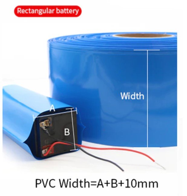 Lithium Battery Heat Shrink Tube - Width: 130mm Dia:83mm - ePartners NZ