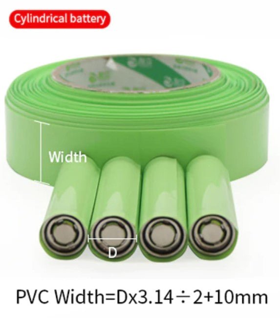 Lithium Battery Heat Shrink Tube - Width: 200mm Dia: 127mm - ePartners NZ