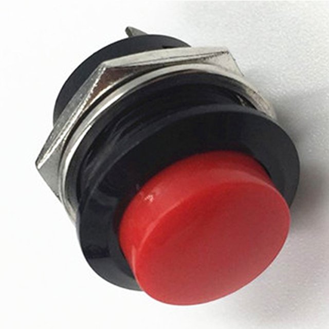Momentary Round Push Button Switch - Red, Black, Green, Blue, White, Yellow - ePartners