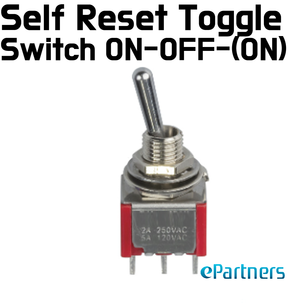Self-reset Toggle Switch ON-OFF-(ON)