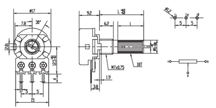 Potentiometer 1K - ePartners NZ