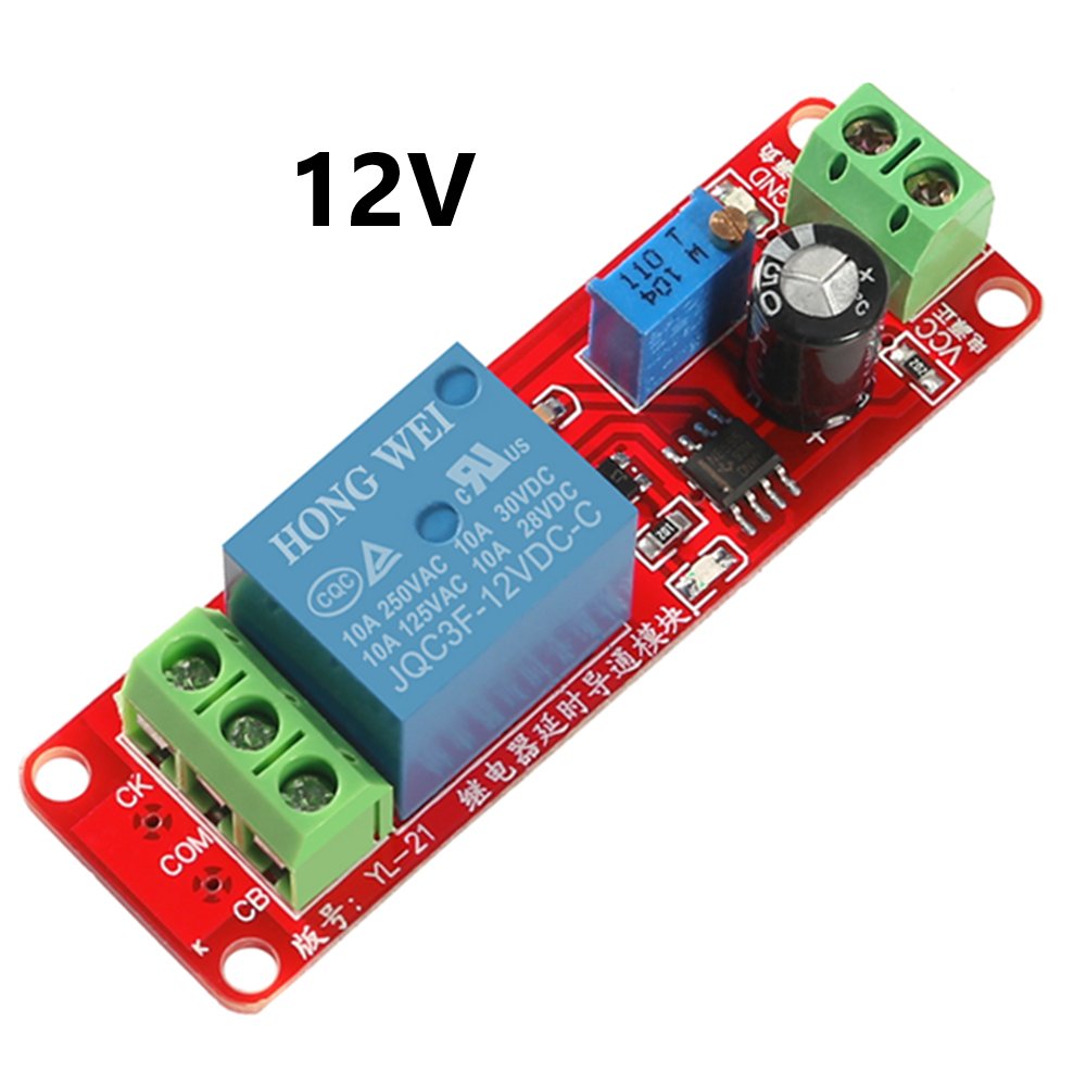 Relay Module with Delay Timer Switch 0 to 10 seconds - 5V, 12V - ePartners