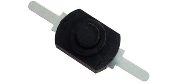 Self Locking Mini Push Button Switch - White - ePartners