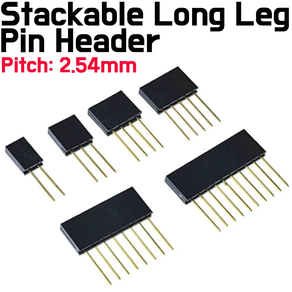 Stackable Long Legs Female Header 4pin | ePartners NZ