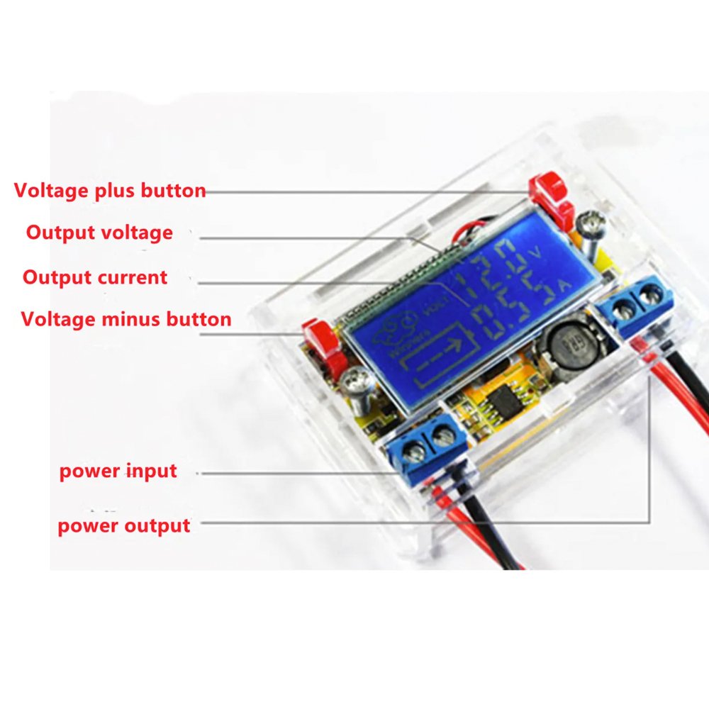 Step Down Buck DC Converter with LCD Display+ Case - ePartners
