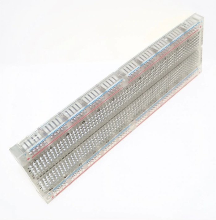 Transparent Crystal Breadboard 830 Point Solderless MB102 - ePartners NZ