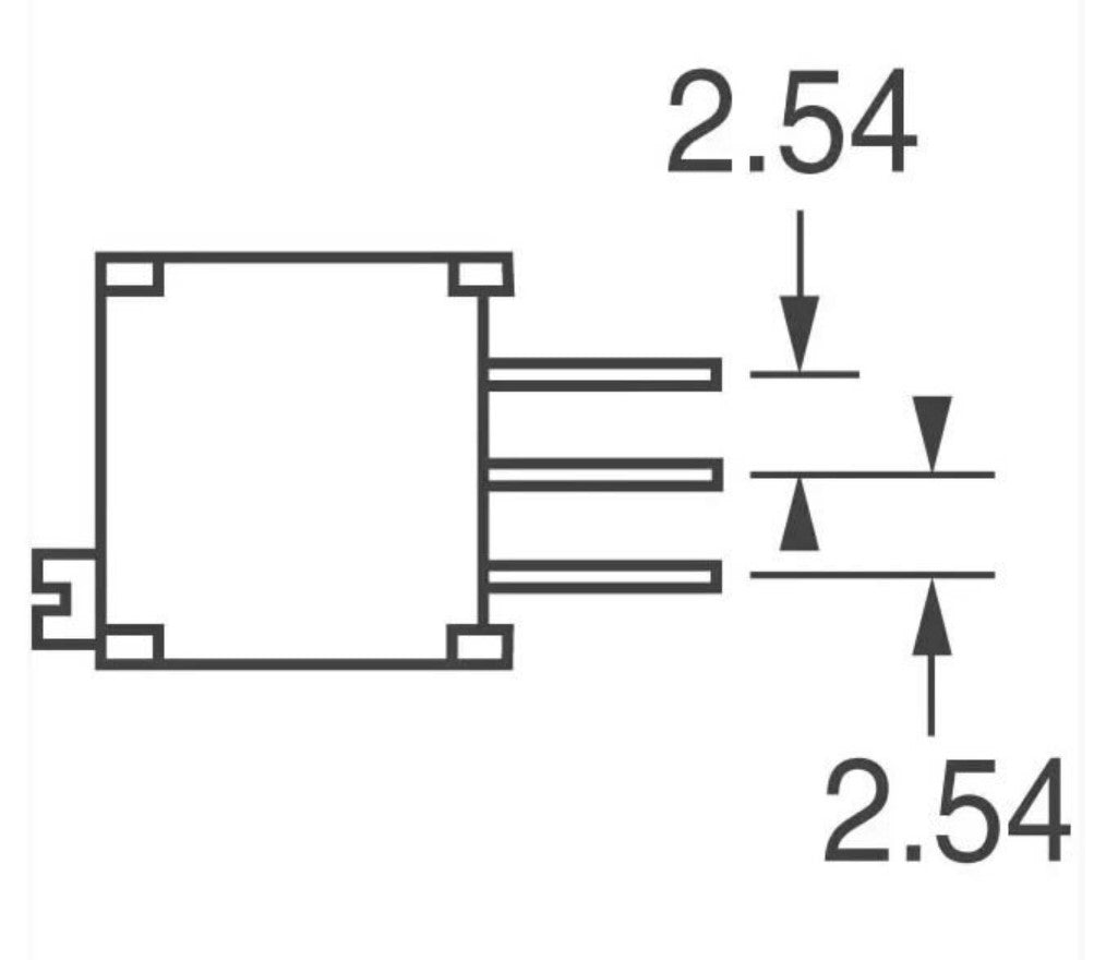 Trimpot Trimmer Potentiometer 3296W - 500 Ohm - ePartners NZ