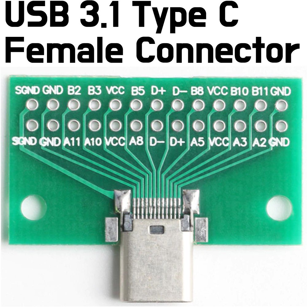 USB 3.1 Type C Male Breakout Board - ePartners