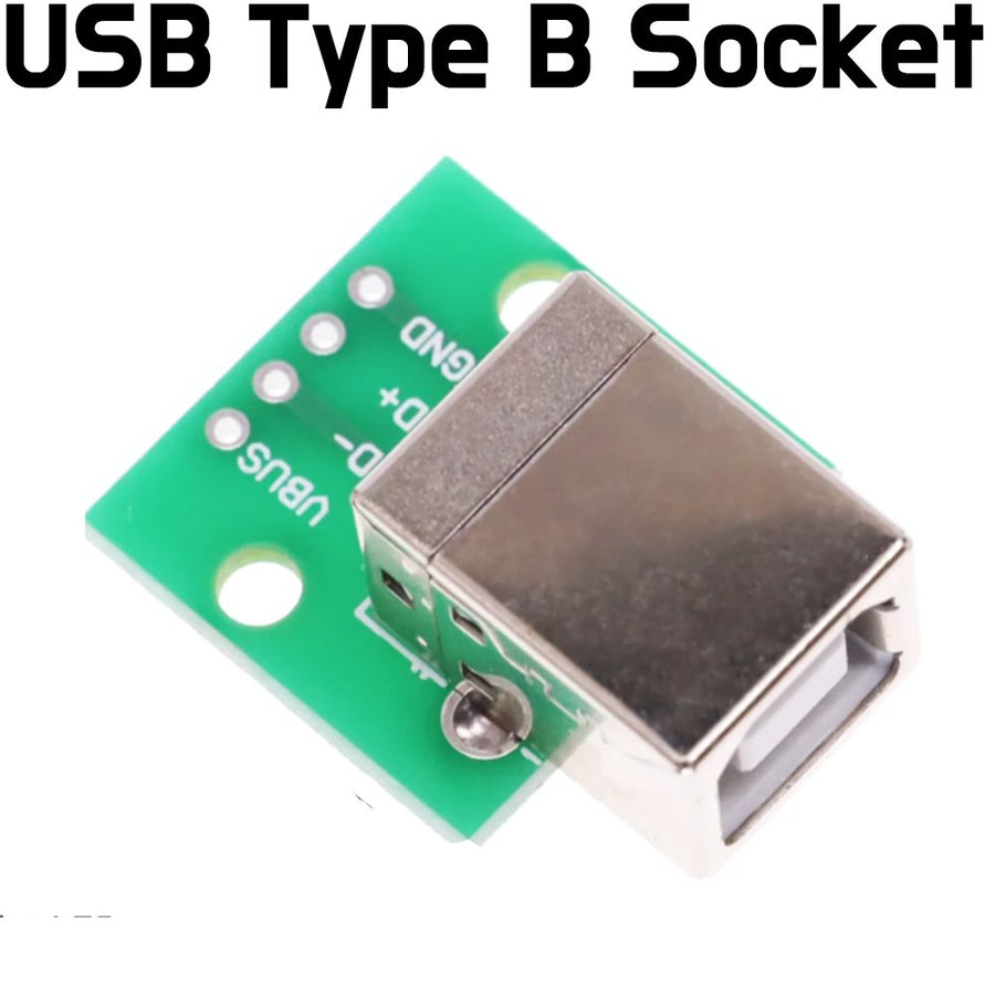 USB Type B Socket Breakout Board - ePartners